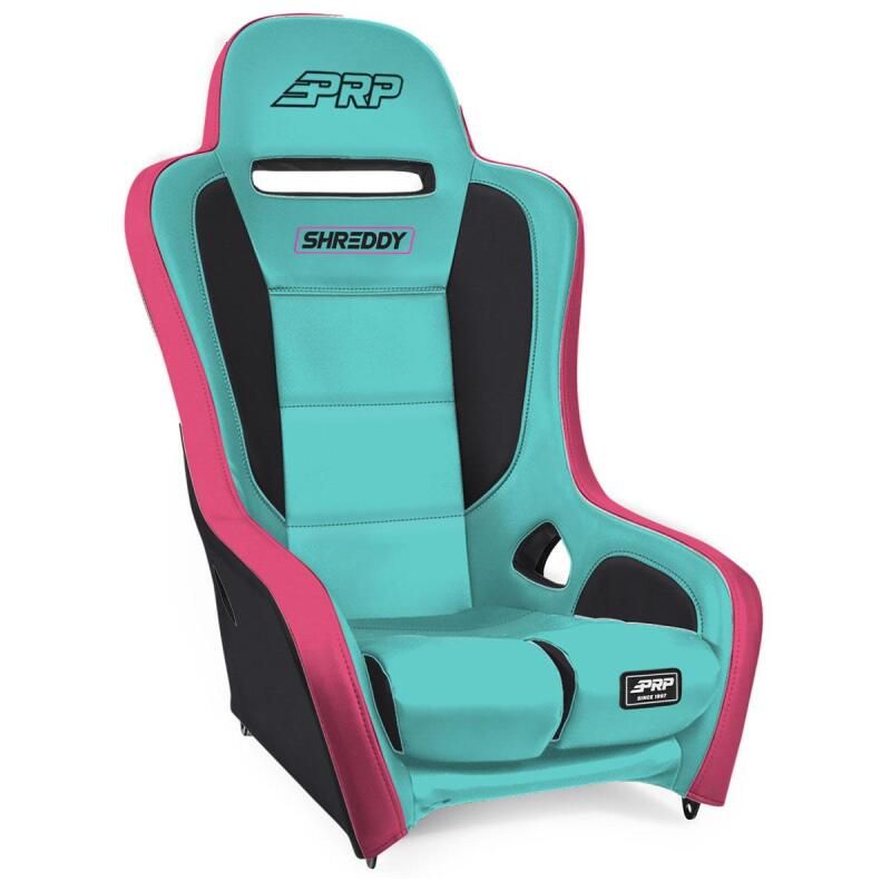 PRP Seats SHRDYA9101-03 PRP ShReddy Podium Suspension Seat - Pink/Teal / Black