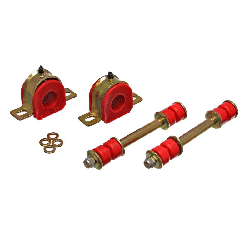 Energy Suspension 82-04 GM Blazer / S-10/15 Pickup Red Front Sway Bar Bushing Set (End Links Inc)