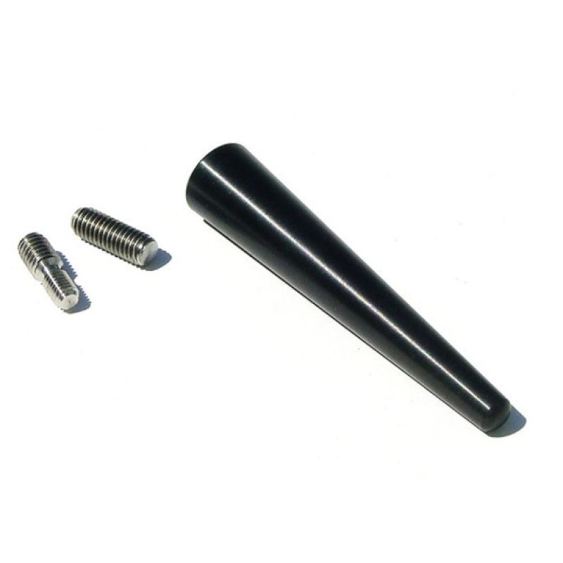 Torque Solution Black Billet Shorty Antenna: Audi / Volkswagen