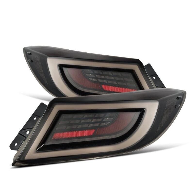 AlphaRex 675020 22-24 Toyota GR86 LUXX LED Taillights Black Smoke