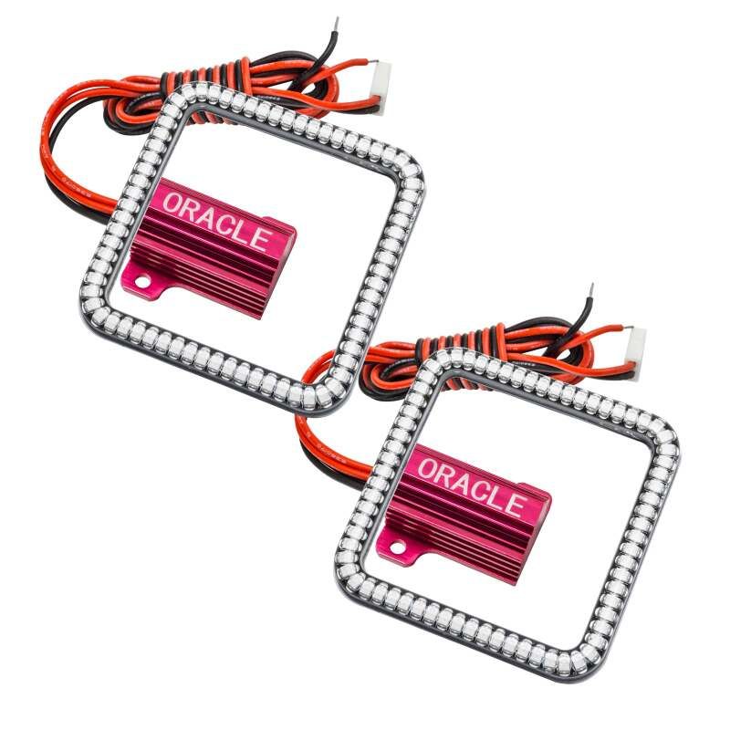 Oracle Lighting 5776-001 Off-Road 3 in. Square WP White LED Halo