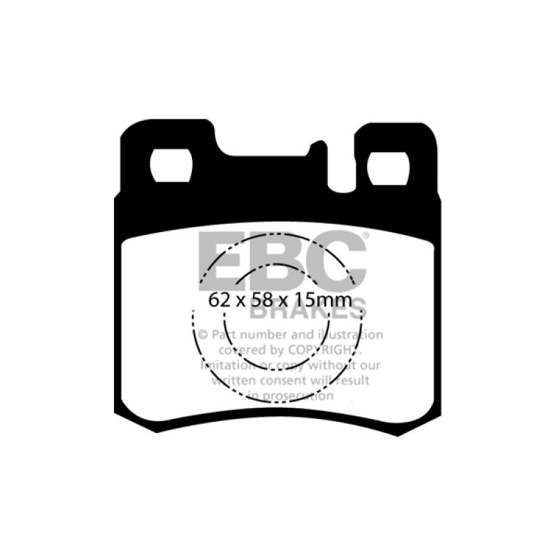 EBC UD495 98-00 Mercedes-Benz E300 TD 3.0 TD Ultimax2 Rear Brake Pads