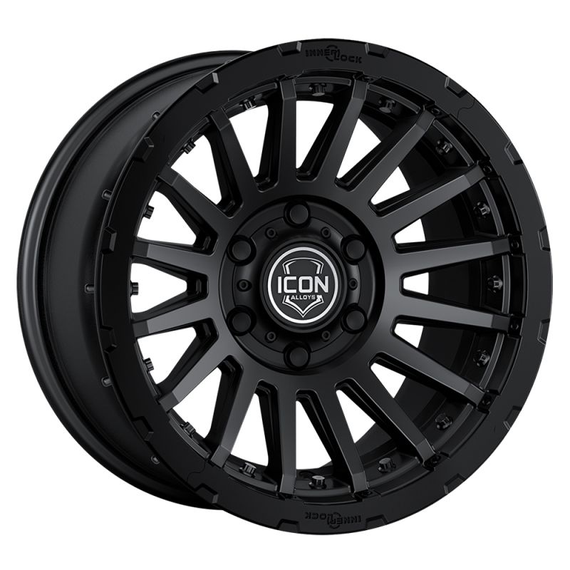 ICON 23617855557SB Recon Pro 17x8.5 5 x 150 25mm Offset 5.75in BS Satin Black Wheel