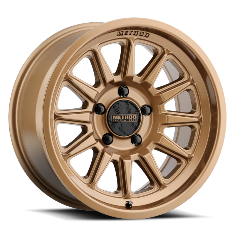Method Wheels MR323785601500 Method MR323 17x8.5 / 6x5.5 BP / 0ET / 4.72in BS / 106.25mm CB - Gloss Bronze Wheel