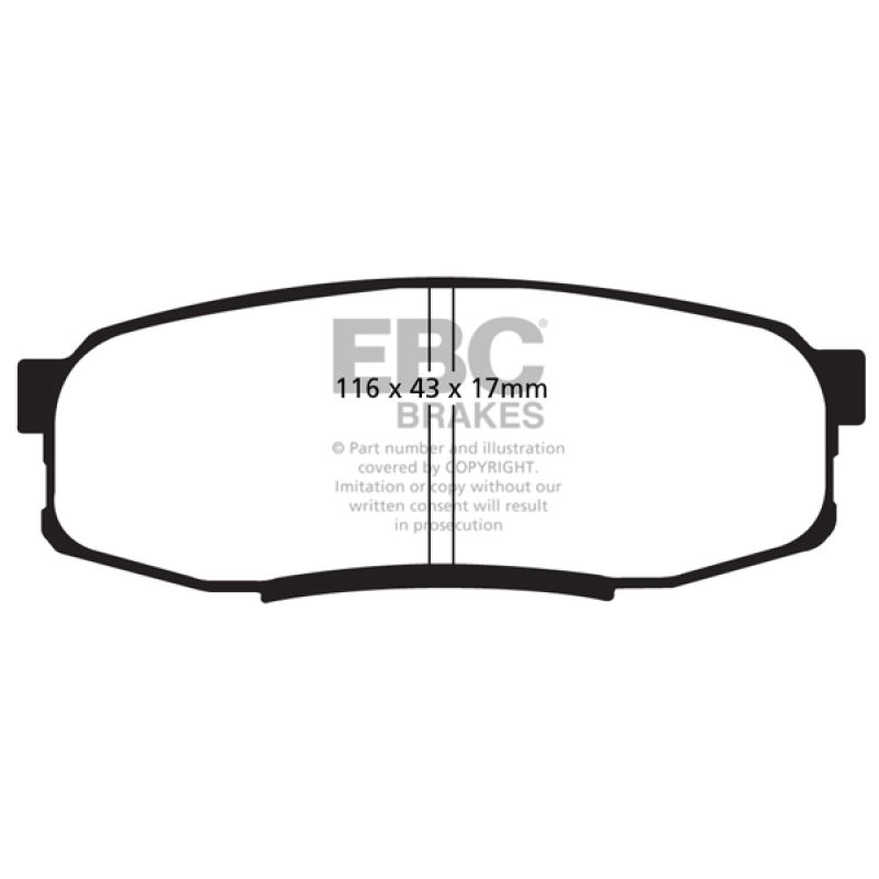 EBC UD1304 08+ Lexus LX570 5.7 Ultimax2 Rear Brake Pads