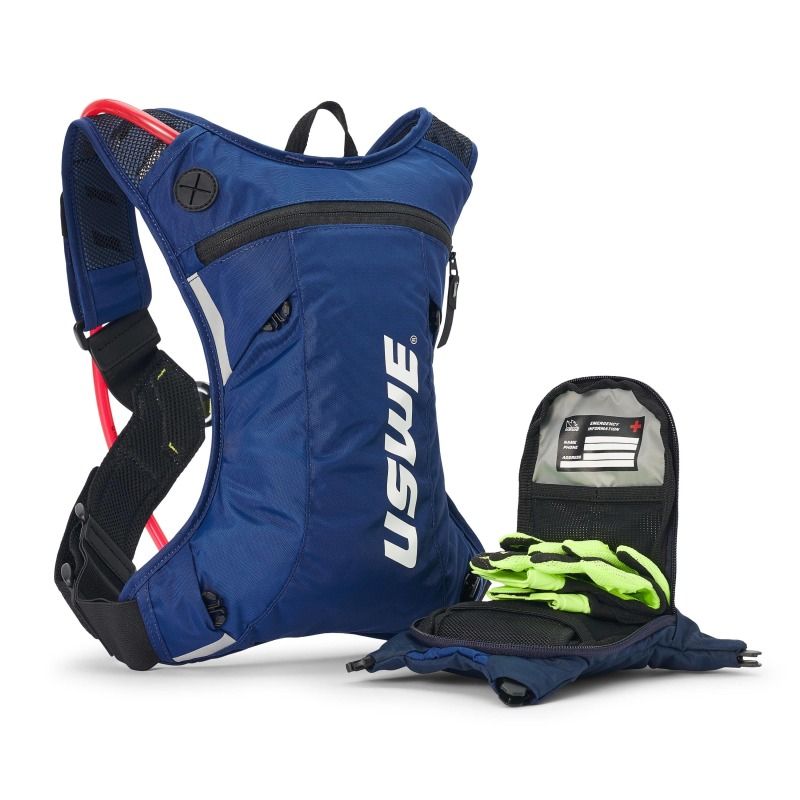 USWE 2033439 Moto Hydro Hydration Pack 3L - Factory Blue