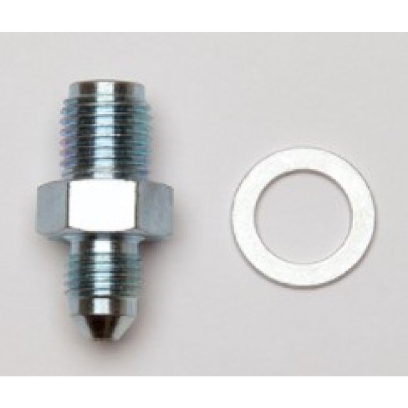 Wilwood 220-14204 Fitting Kit Adaptor -3 JIC to 7/16-20 Male w/ Crush Washer