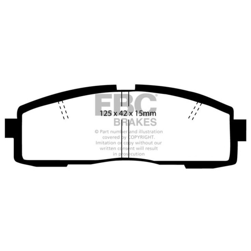 EBC DP4608/2R 86-92 Toyota Supra 2.8 Yellowstuff Rear Brake Pads