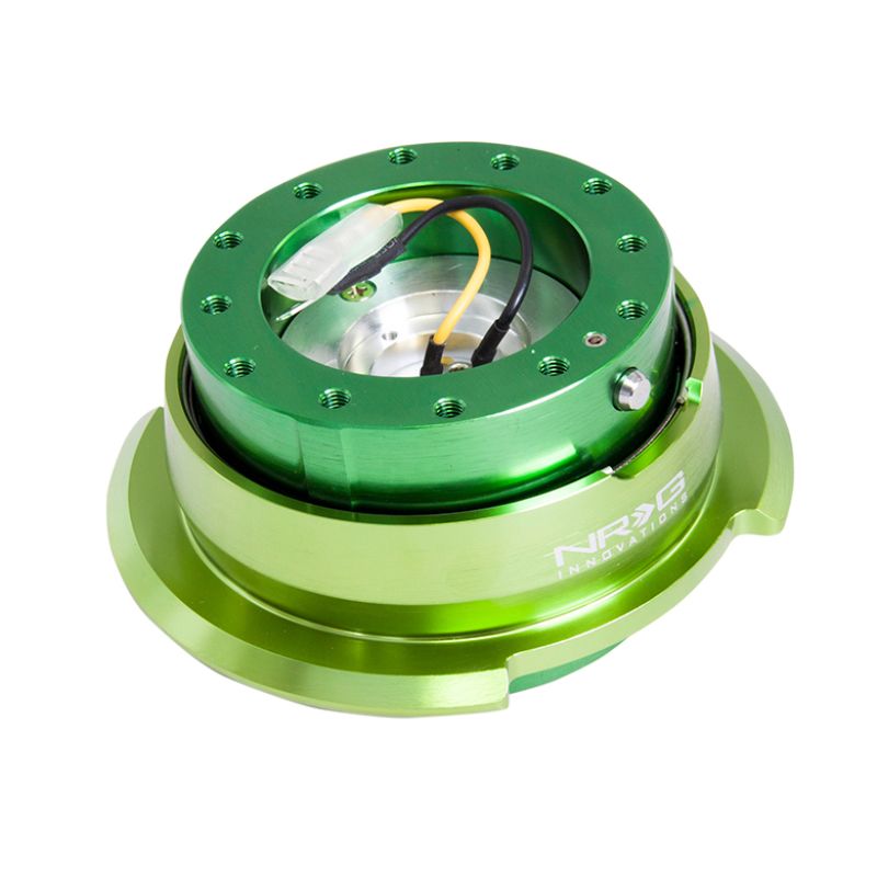 NRG Quick Release Kit Gen 2.8 - Green Body / Titanium Chrome Ring