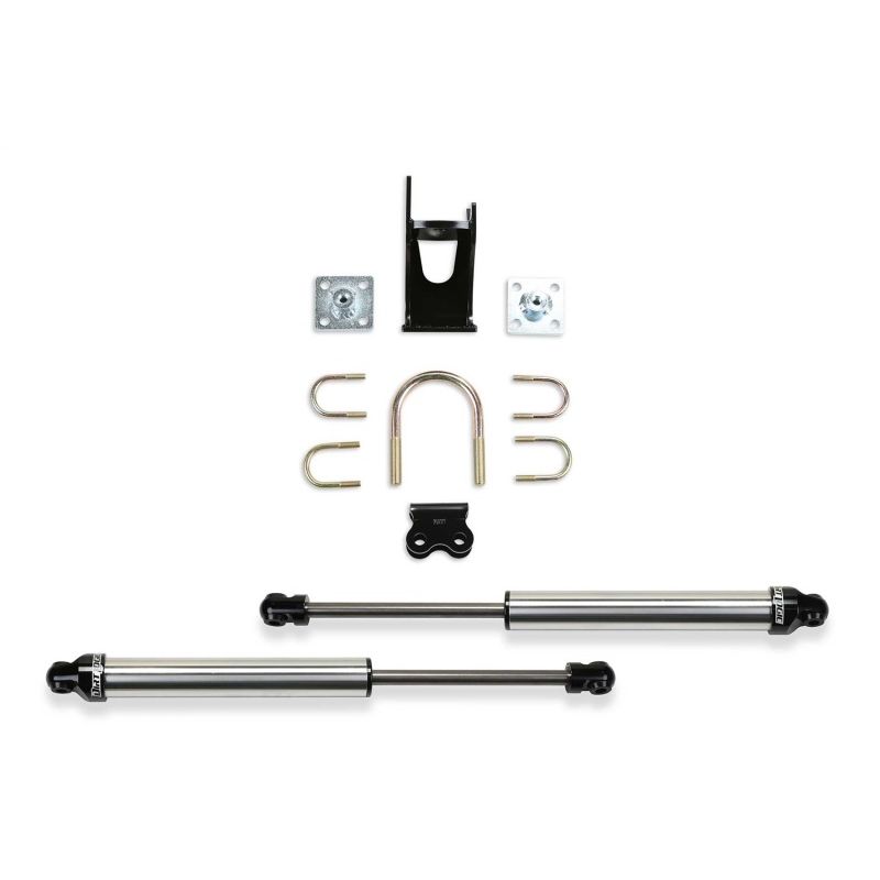 Fabtech 05-20 Ford F250/350 4WD Dual Steering Stabilizer System (Opposing Style) w/DL 2.25 Shocks