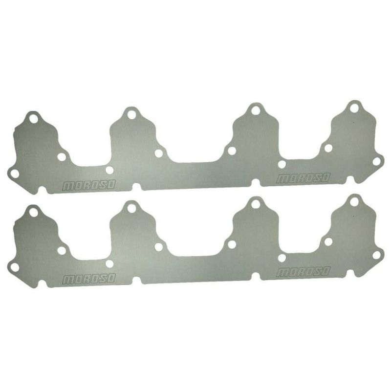Moroso 25172 Ford FE Exhaust Block Off Storage Plate - Pair