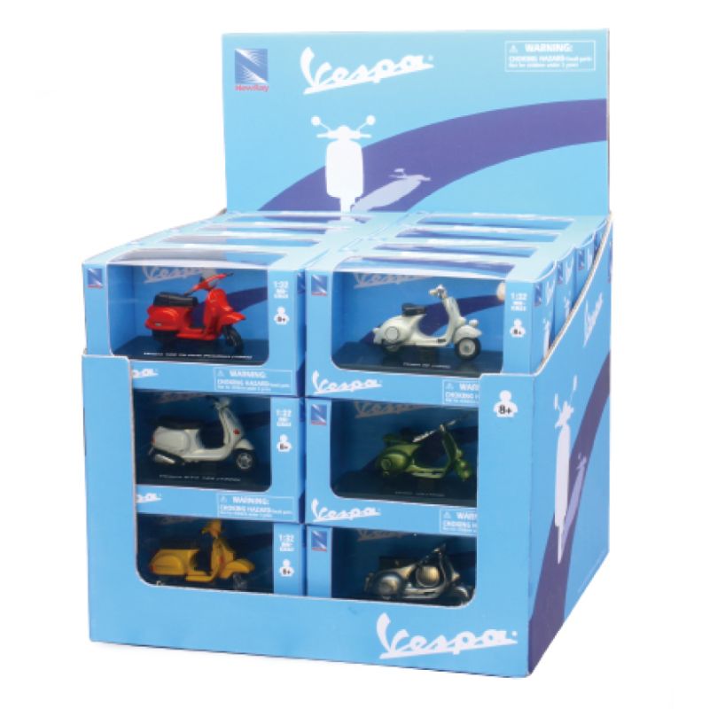 New Ray Toys 06047IA Vespa Series Assortment/ Scale - 1:32