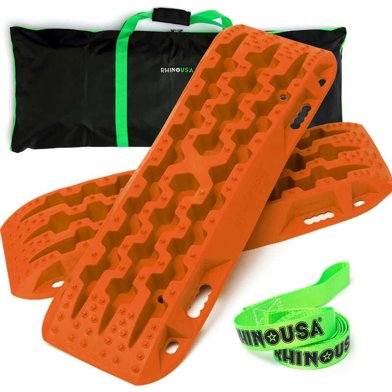 Rhino USA RG-TB42X13-ORG Recovery Traction Boards - Orange (Pair)