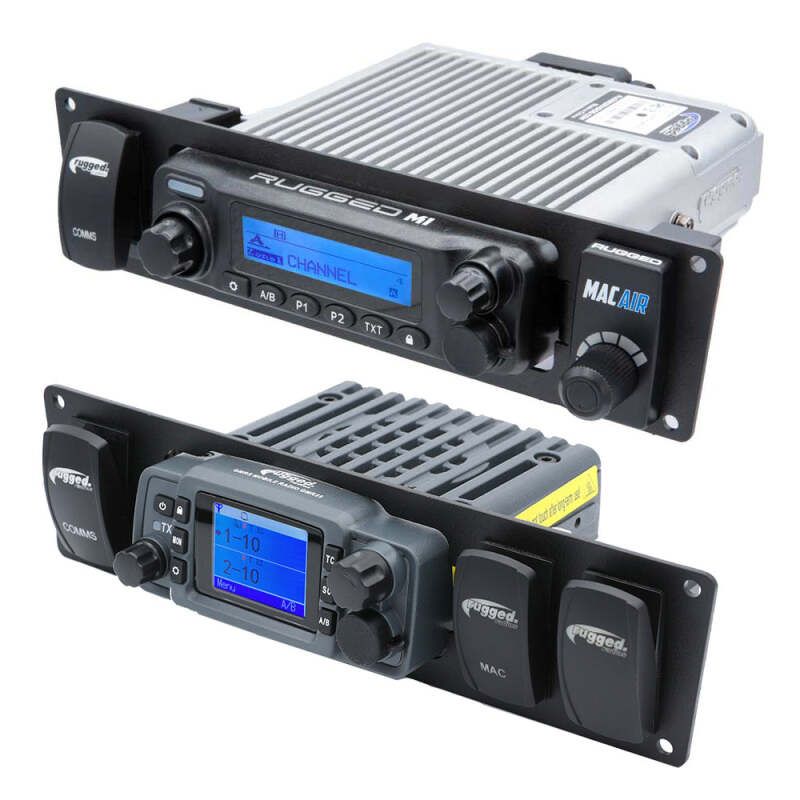 Rugged Radios MT-RMAX-RM Yamaha Wolverine RMAX Mount - Mobile Radio and Rocker Switches M1 / G1 / RM60 / GMR45