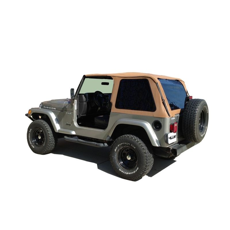 Rampage 109517 1997-2006 Jeep Wrangler(TJ) Frameless Soft Top Kit - Spice