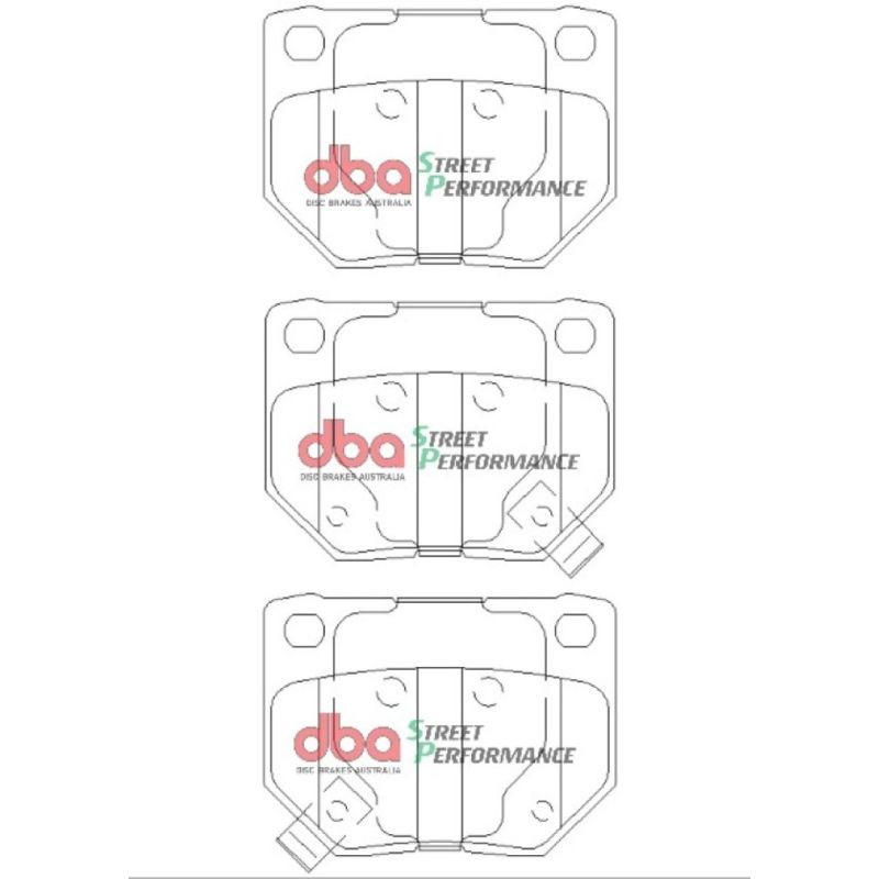 DBA 06-07 Subaru WRX SP500 Rear Brake Pads
