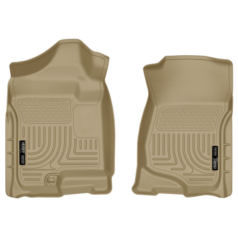 Husky Liners 07-14 Cadillac Escalade ESV/EXT Weatherbeater Tan Front Floor Liners