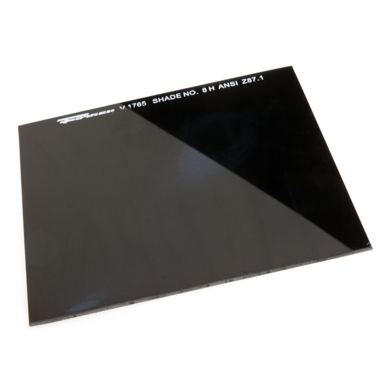 Forney 57050 Lens Replacement Hardened Glass, 4-1/4-Inch by 5-1/4-Inch, Shade-8 , Green