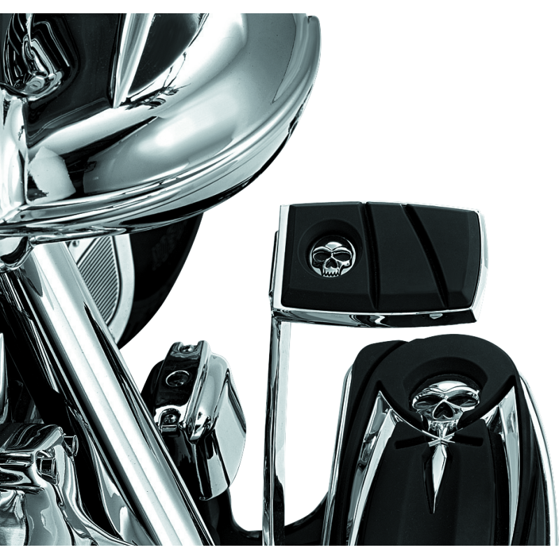 Kuryakyn 4406 Zombie Brake Pedal Pad For FL Models Chrome
