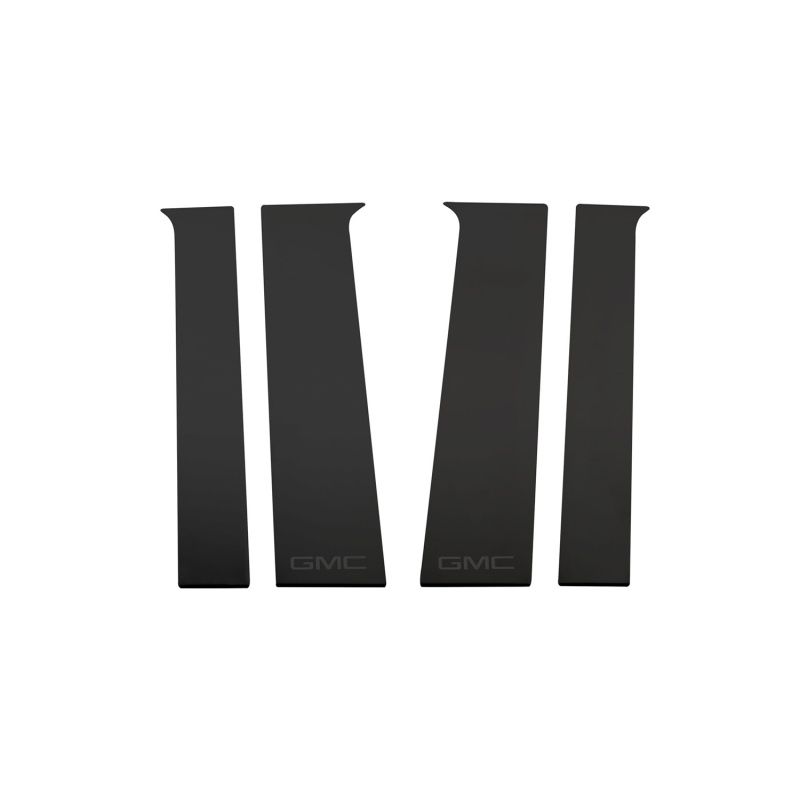 Putco 402671BPGM-2 2020 GMC Sierra HD - GMC Etching - Crew Cab / Dbl Cab (6pcs) Black Platinum Pillar Posts