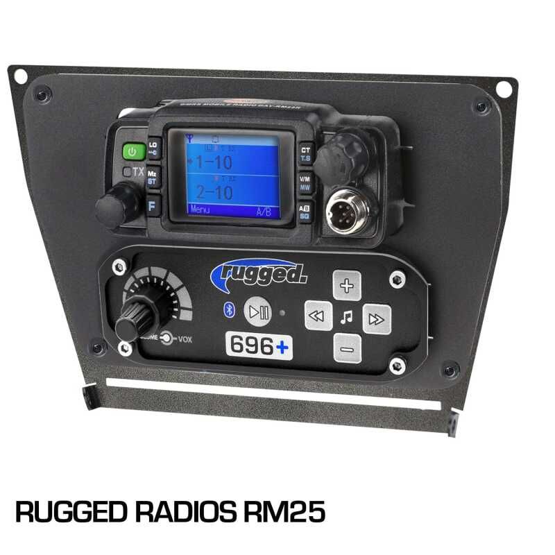 Rugged Radios MT-PRO-MM-RDM Polaris RZR PRO XP RZR Turbo R and RZR PRO R Dash Mount Radio and Intercom Rugged RDM