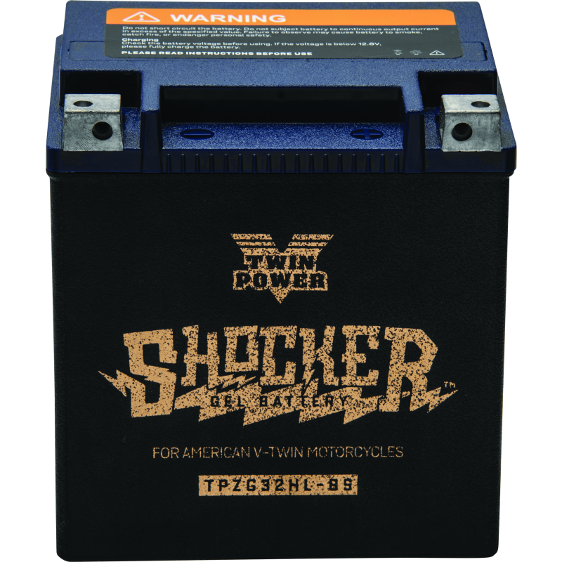 TwinPower 781235 Twin Power YTX-32HL Shocker Gel Battery Replaces H-D 66010-97A 445CCA