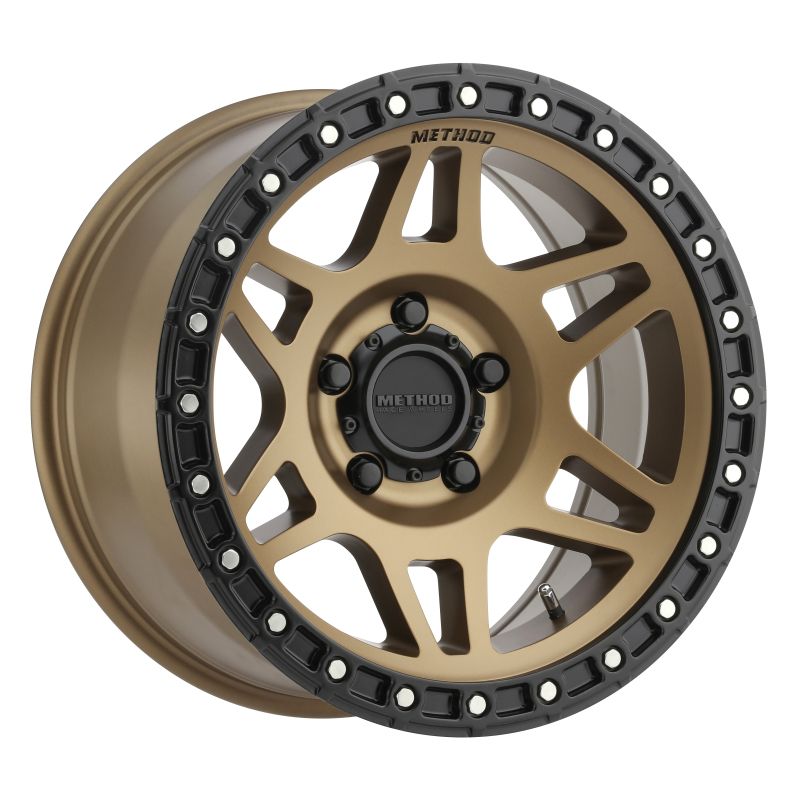 Method Wheels MR31278550900 Method MR312 17x8.5 0mm Offset 5x5 71.5mm CB Method Bronze/Black Street Loc Wheel