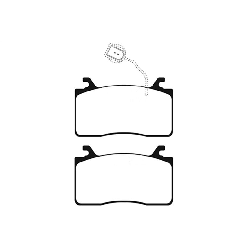 EBC 17-18 Alfa Romeo Giulia Ultimax OEM Replacement Front Brake Pads