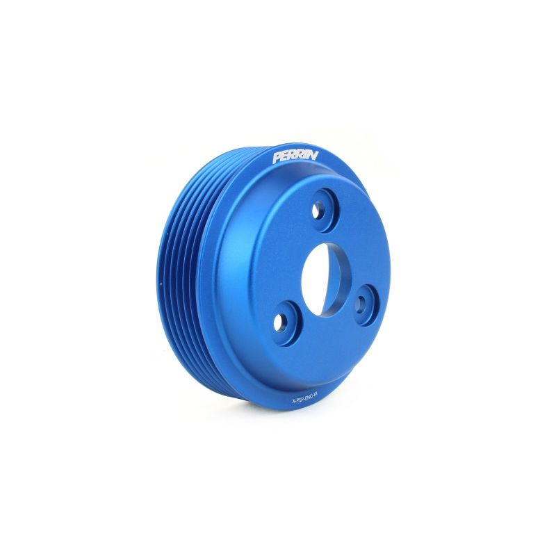 Perrin 2020+ Subaru Forester / Crosstrek Lightweight Water Pump Pulley - Blue