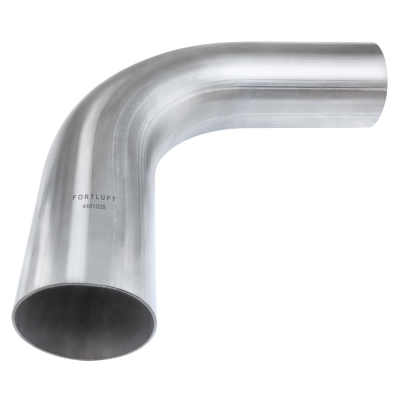 FORTLUFT 4401028 Universal Mandrel Exhaust Bend Pipe 90 Degree Stainless Steel, 2.50''/63.5mm