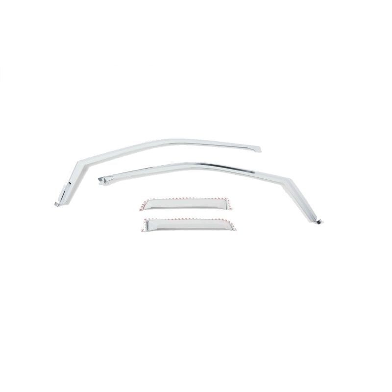 Putco 480067 17-20 Ford SuperDuty - SuperCab (Set of 4) Element Chrome Window Visors