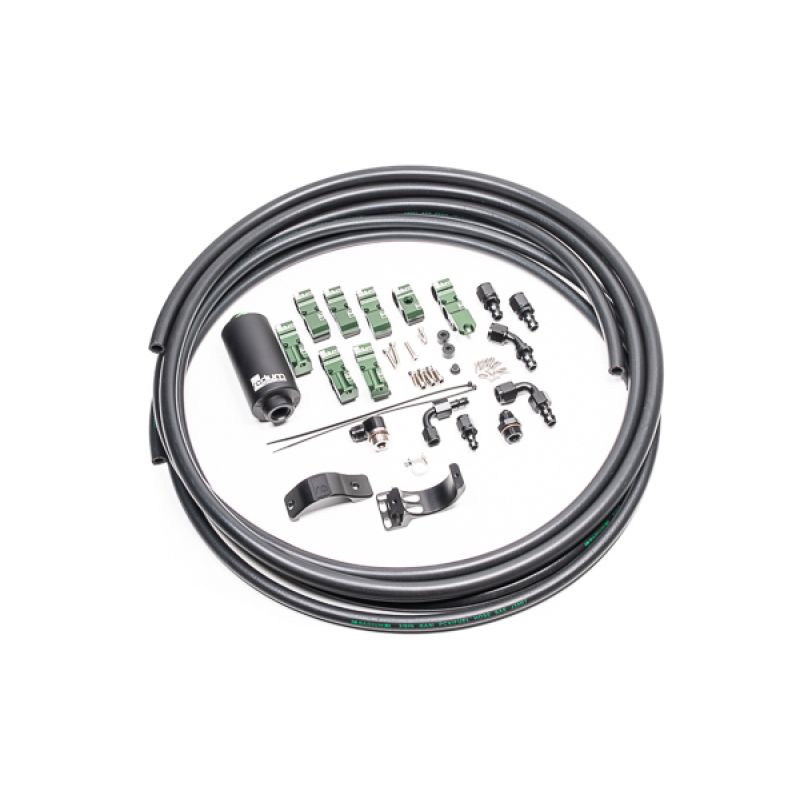 Radium Engineering Early Nissan Fuel Hanger Plumbing Kit Microglass Filter