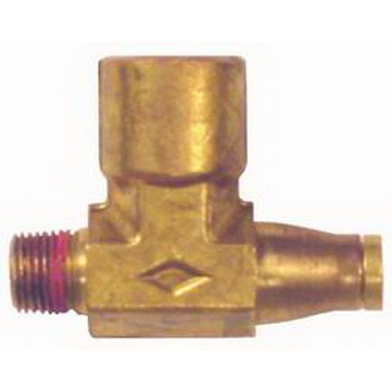 Firestone 3066 Compressor Tee 1/4in. x 1/8in. NPMT x 1/8in. NPFT Air Fitting - Single (WR17603066)