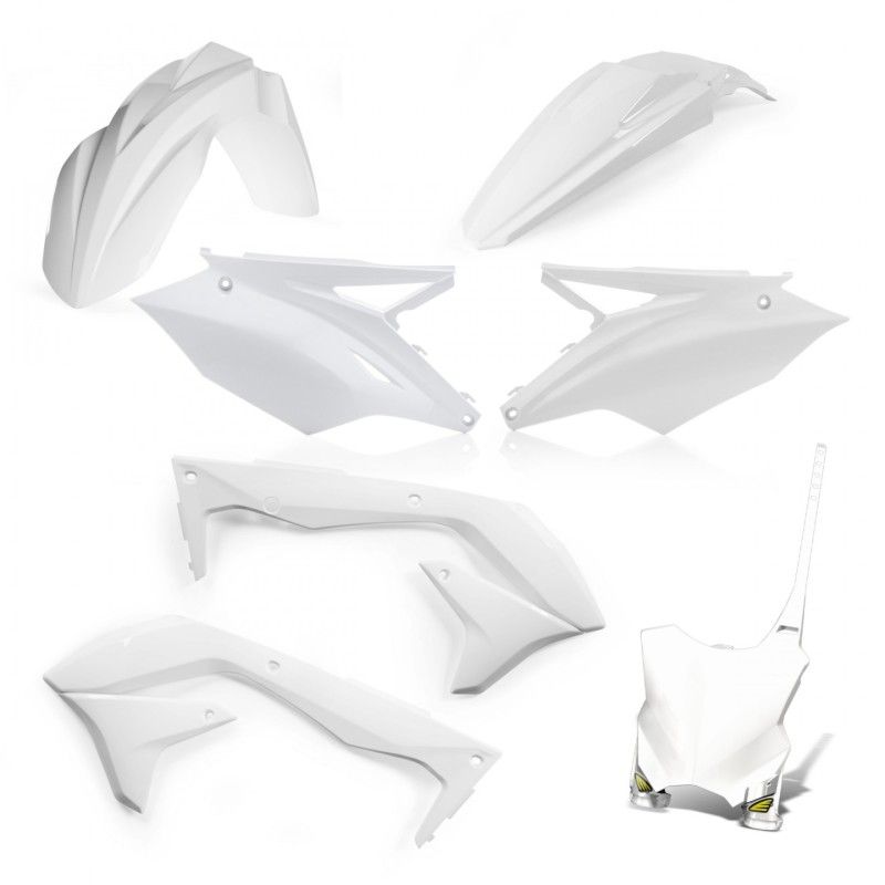 Cycra 1CYC-9418-42 16-18 Kawasaki KX450F 5-Pc Replacement Kit - White