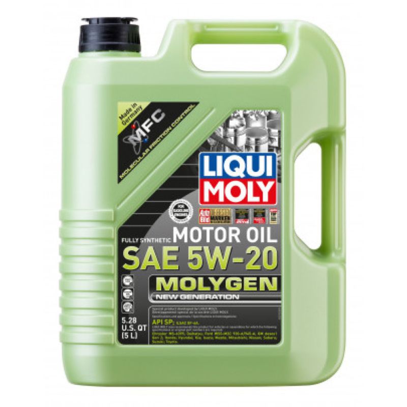 LIQUI MOLY 22152 5L Molygen New Generation Motor Oil SAE 5W20
