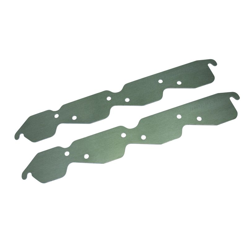 Moroso 25160 Chevrolet Big Block Mark IV (w/Conv. Heads) Exhaust Block-Off Storage Plate - Aluminum - Pair