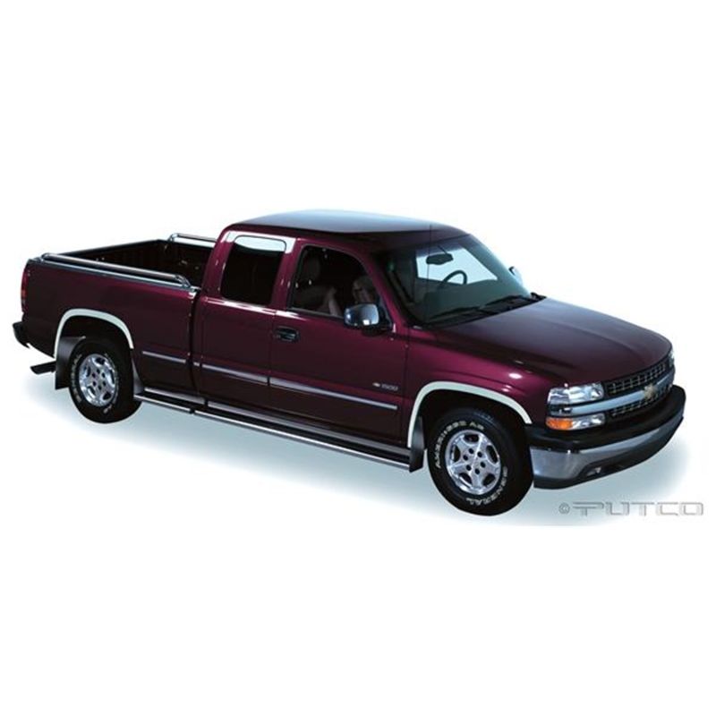 Putco 97102 88-98 Chevrolet CK / Silverado (Incl Sportside) - Full w/o Flares Stainless Steel Fender Trim