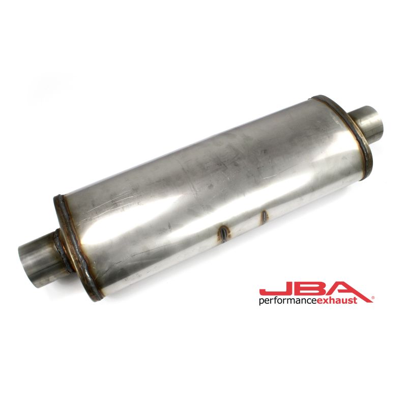 JBA Universal Chambered 304SS Muffler 22x8x5 3in Center/Center