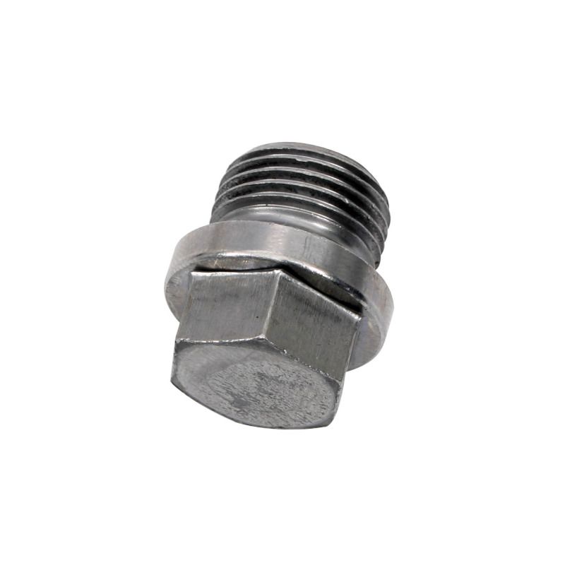 Moroso 22734 Oxygen Sensor Plug w/17mm Hex Head - Plated Steel - M18 x 1.5 Thread - Single