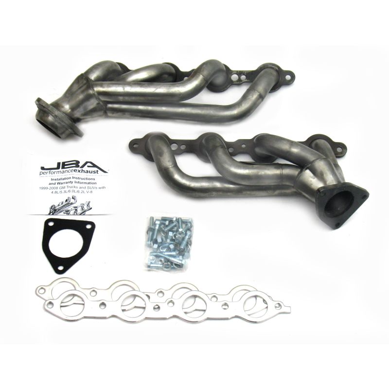 JBA 02-13 GM Truck 4.8L/5.3L LS Raw 409 Cat4Ward Header