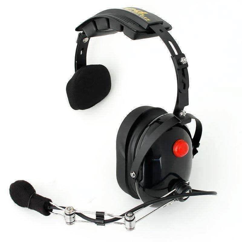 Rugged Radios H15-BLK H15 Single Side Headset for 2-Way Radios - Black