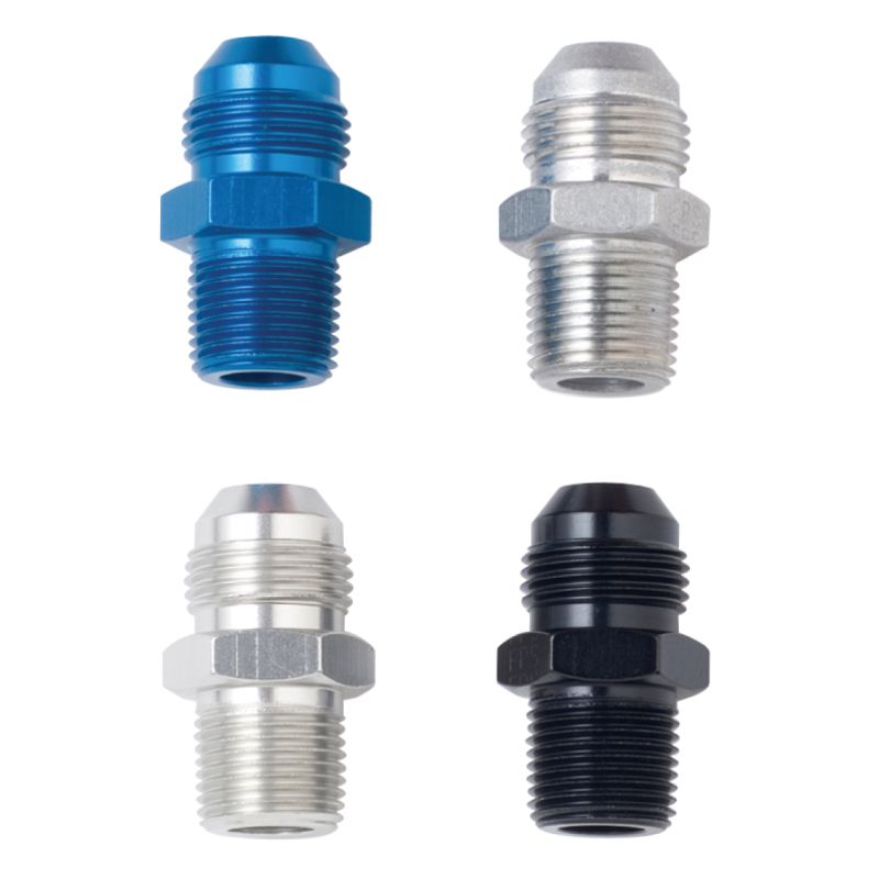 FRAGOLA FRG481603-BL Straight Adapter Fitting #3 x 1/8 MPT Black