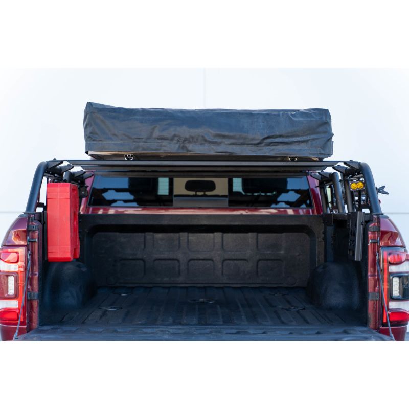 DV8 Offroad RRUN-03 07-23 Toyota Tundra / 09-23 Ford F150 Raptor MTO Series Bed Rack -  2pc Adj.