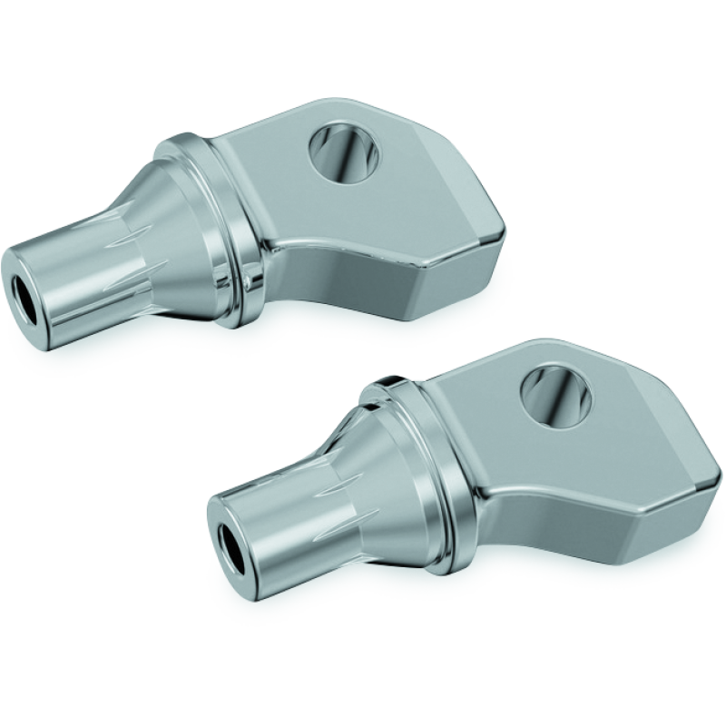 Kuryakyn 8835 Tapered Peg Adapters Scout & Octane Chrome