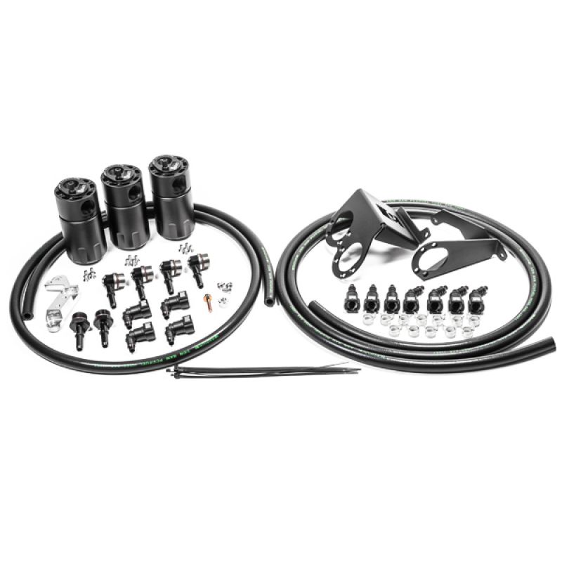 Radium Engineering 20-0987-FL Radium 14-19 Chevrolet Corvette LT1 CCV Fluid Lock Triple Catch Can Kit
