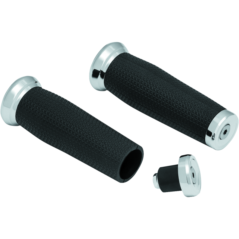 Kuryakyn 5950 Thresher Grips Universal 7/8inch Chrome
