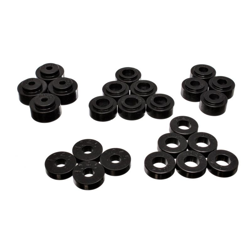 Energy Suspension 3.4113G 68-72 Chevrolet Chevelle/Monte Carlo/Malibu/Laguna/El Camino Black Body Mount Set