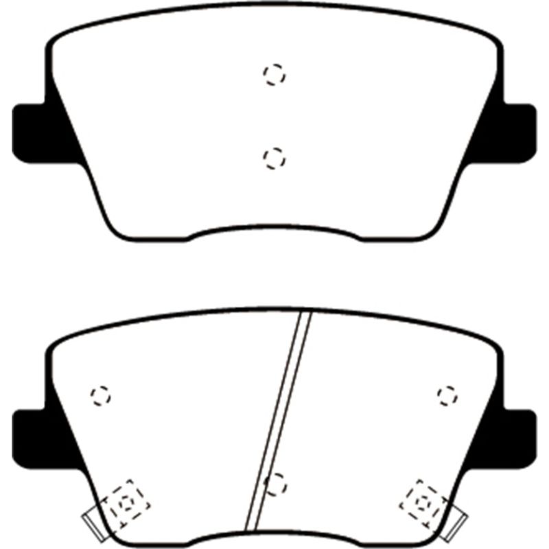 EBC UD2212 2019+ Hyundai Veloster Turbo N (2nd Gen) 2.0L Ultimax Rear Brake Pads