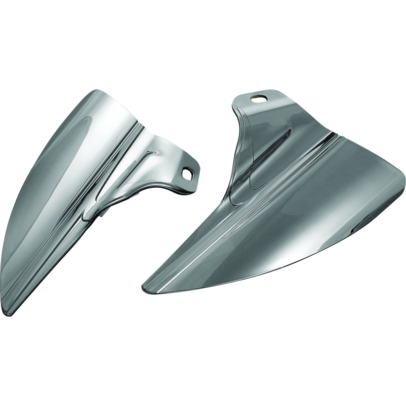 Kuryakyn 1316 Saddle Shields Heat Deflectors 09-Up Touring Smoke