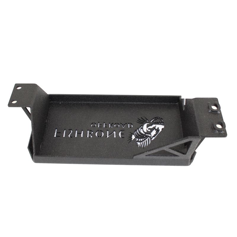 Fishbone Offroad 07-11 Jeep Wrangler JK Steel EVAP Canister Skid Plates - Black Textured Powdercoat